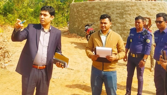 বাউফলে ইটের ভাটায় অভিযান ৫০ হাজার টাকা জরিমানা