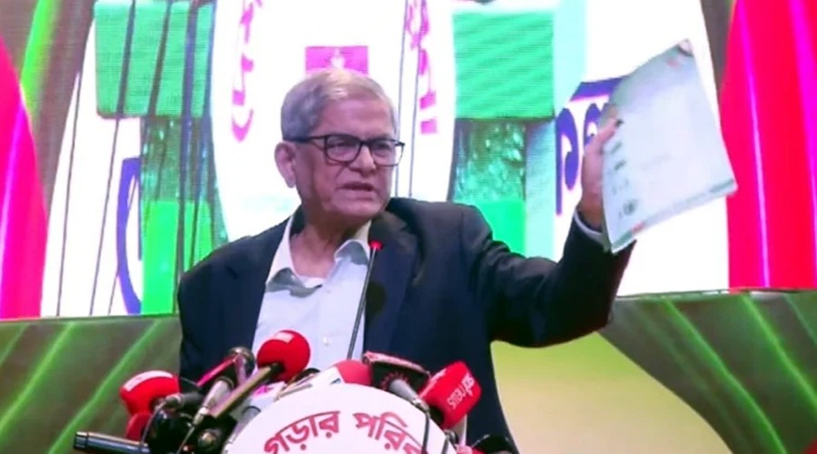 রাষ্ট্রকে ধর্মের নামে বিভাজনের চেষ্টা চলছে, সতর্ক থাকতে বললেন মির্জা ফখরুল