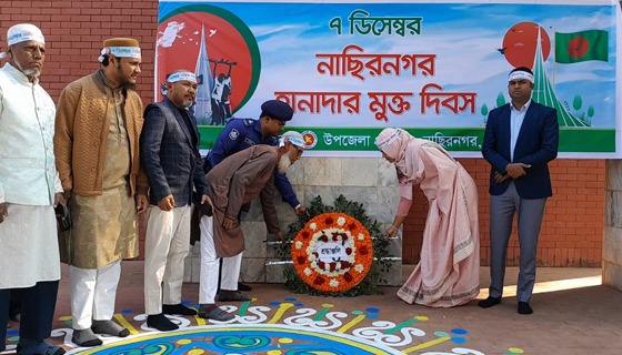 নানা আয়োজনে নাসিরনগর মুক্ত দিবস পালিত