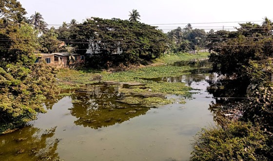 কালীগঞ্জের তিন নদী দখল দূষনে বেগগতি