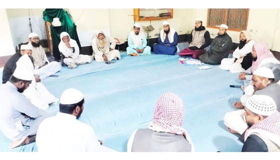 সাপাহারে হেফাজতে ইসলাম বাংলাদেশ এর সভা