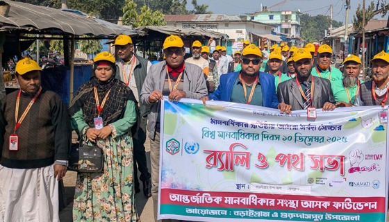 বড়াইগ্রামে বিশ্ব মানবাধিকার দিবস উপলক্ষে সভা ও শোভাযাত্রা