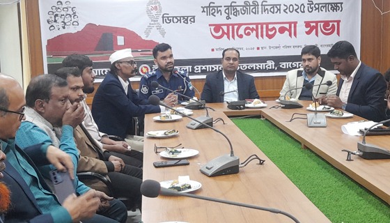 চিতলমারীতে শহীদ বুদ্ধিজীবী দিবস উপলক্ষে সভা