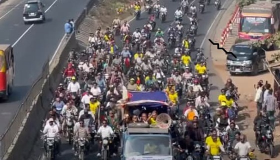 সীতাকুণ্ডে ৪৫ কিলোমিটারজুড়ে বিএনপির নজরকাড়া শোভাযাত্রা