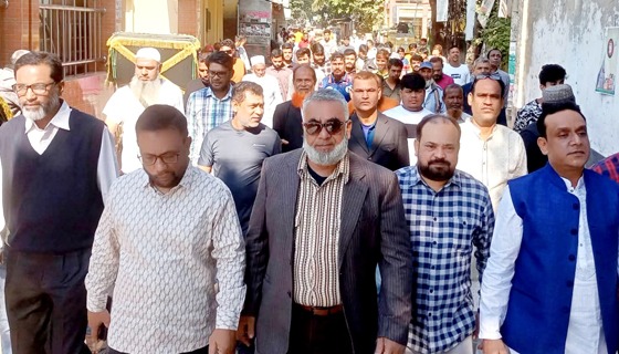 নীলফামারী ৪ আসনে ১৪১টি ওয়ার্ডে একসাথে বিএনপির নির্বাচনী প্রচারনা