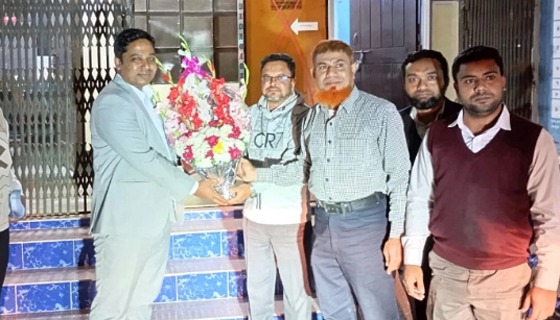 আশাশুনিতে নবাগত এসিল্যান্ড বিজয় কুমারের যোগদান