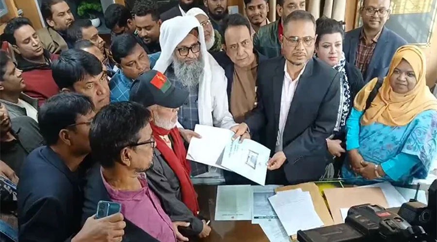 বগুড়ায় খালেদা জিয়া ও তারেক রহমানের পক্ষে মনোনয়নপত্র উত্তোলন