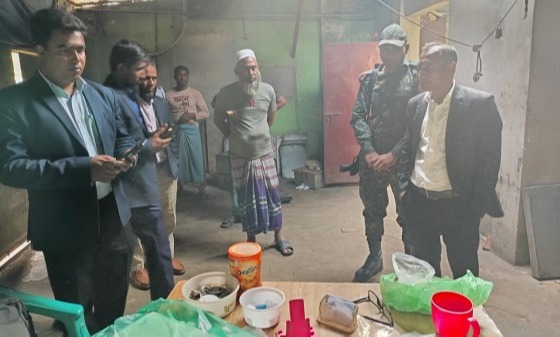 খাবারে ক্ষতিকর রাসায়নিক দ্রব্য ব্যবহার, মালিকের লাখ টাকা জরিমানা