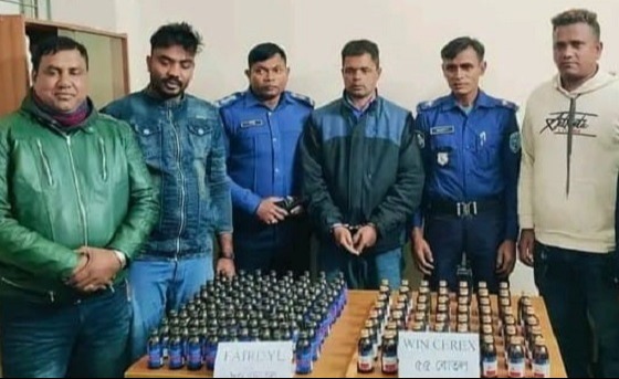 পার্বতীপুরে বিপুল পরিমাণ মাদক উদ্ধার, গ্রেফতার ১