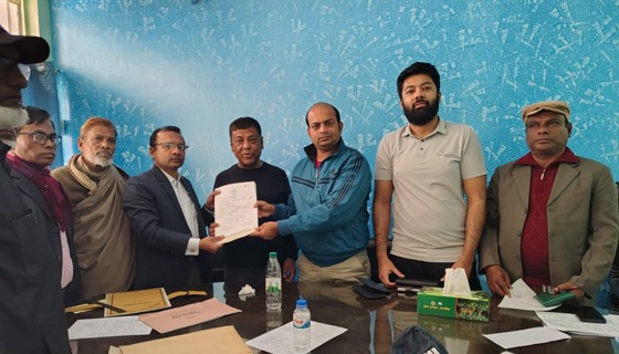 তালা-কলারোয়া আসন থেকে মনোনয়নপত্র জমা দিলেন বাংলাদেশ কংগ্রেস