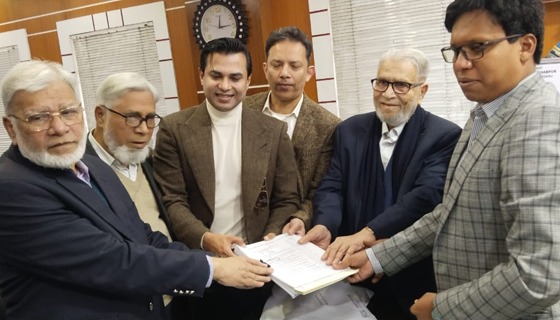 হবিগঞ্জ-৪ আসনে বিএনপির প্রার্থী এস.এম.ফয়সলের মনোনয়নপত্র দাখিল