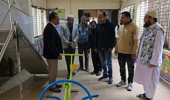 শিশু রোগীদের মানসিক আনন্দ দিতে টাঙ্গাইল হাসপাতালে প্লে জোন