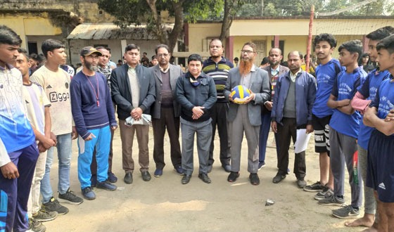 হিলিতে শীতকালীন ক্রীড়া প্রতিযোগিতার উদ্বোধন