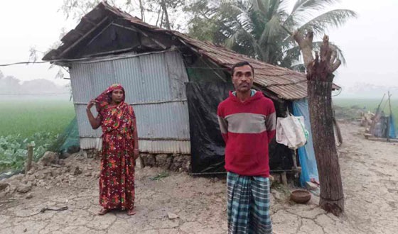 জমি সংক্রান্ত বিরোধে প্রতিবন্ধীকে মারধর ও গাছ কেটে নষ্ট