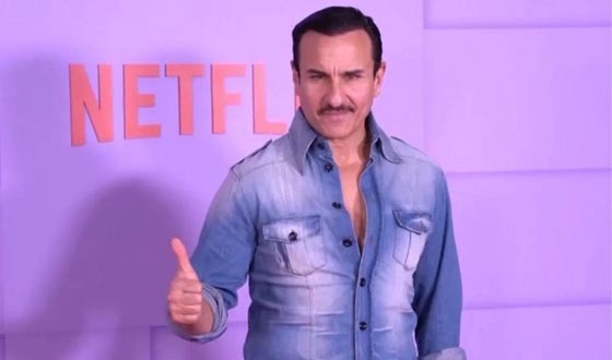 হামলার পর প্রথমবার জনসমক্ষে সাইফ আলী খান