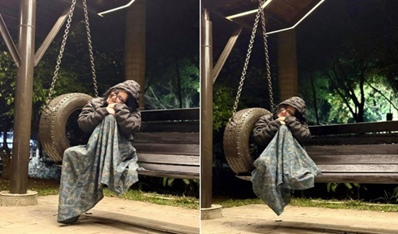 ‘লক্ষ্ণীপেঁচা’ রূপে ধরা দিলেন পরীমণি