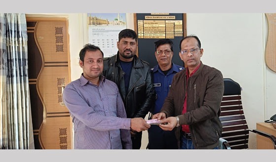 বিকাশের ভুল নম্বরে যাওয়া টাকা উদ্ধার করলেন পুলিশ