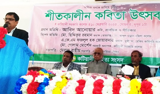 কটিয়াদীতে শীতকালীন কবিতা উৎসব