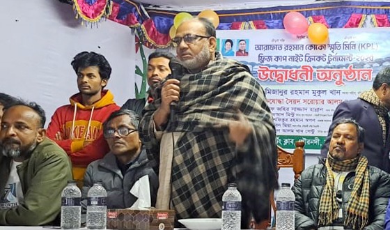 কোকো স্মৃতি ক্রিকেট টুর্নামেন্টের উদ্বোধণ