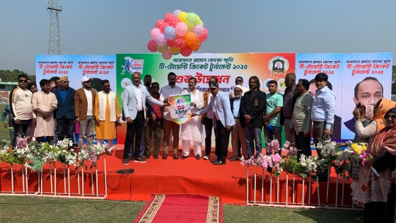 আরাফাত রহমান কোকোর স্মৃতি টি-টোয়েন্টি ক্রিকেট টুর্নামেন্টের উদ্বোধন