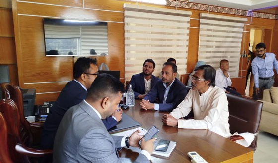 সীতাকুণ্ডের নবাগত ইউএনও'র সাথে প্রেস ক্লাব নেতৃবৃন্দের মতবিনিময়