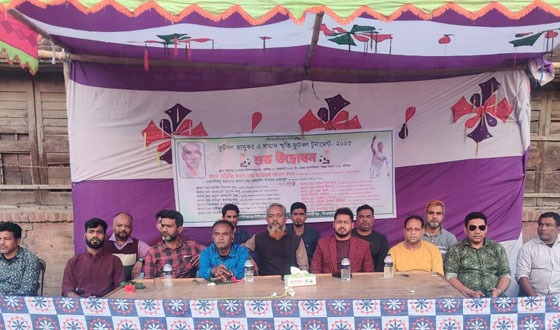 পার্বতীপুরে ফুটবল জাদুকর এ সামাদ স্মৃতি ফুটবল টুর্নামেন্ট উদ্ধোধন