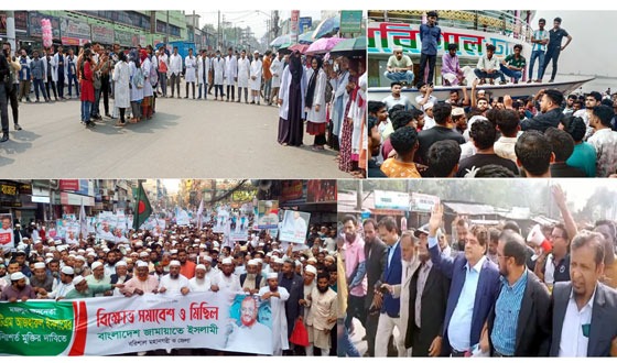 উত্তপ্ত বরিশালের রাজপথ