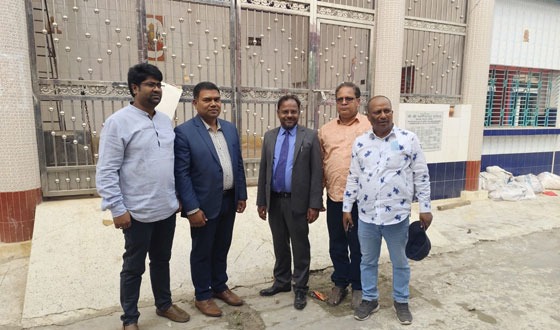 লালপুর কালী মন্দির পরিদর্শনে ভারতীয় হাই কমিশনার