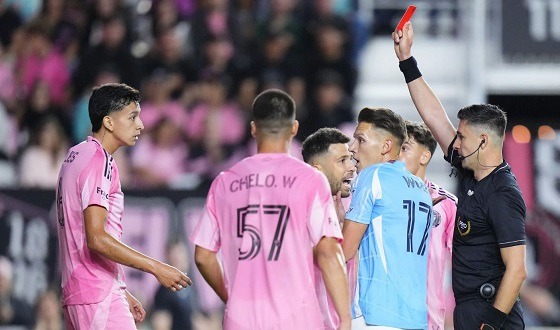 মেসির হলুদ কার্ড, নিউইয়র্ক সিটি সাথে মায়ামির ড্র