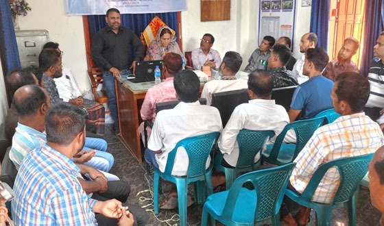 কালীগঞ্জে গ্রাম আদালত বিশয়ক সভা ও ভিডিও প্রদর্শনী