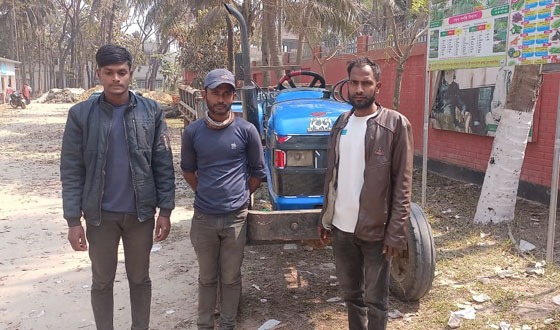 কালীগঞ্জে অবৈধভাবে মাটি কাটায় জরিমানা