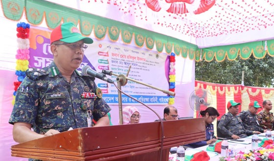 দেশ ও জাতির উন্নয়ন-নিরাপত্তায় আনসার নিরলসভাবে কাজ করে