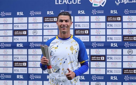 সৌদি আরবে আরো বেশী শিরোপা জিততে চান রোনাল্ডো