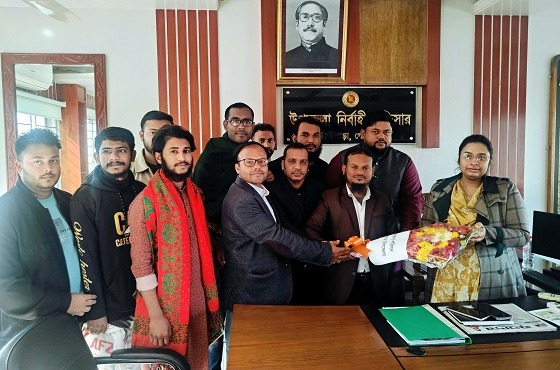 নবাগত ইউএনওর সাথে গণঅধিকার পরিষদের মতবিনিময়