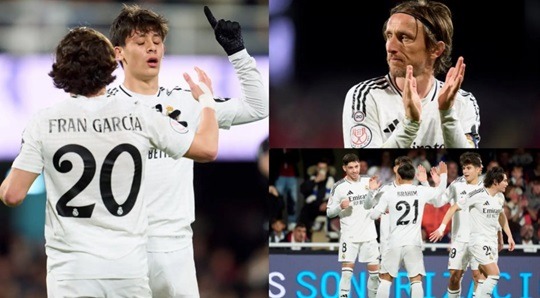 মিনেরাকে উড়িয়ে শেষ ষোলোয় রিয়াল