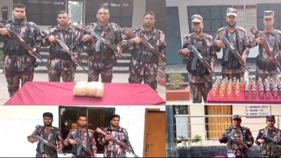 বেনাপোলে মাদকসহ চোরাই পণ্য জব্দ