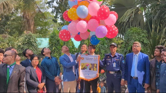 রাঙ্গামাটিতে তারুণ্যের উৎসব উপলক্ষে বর্ণাঢ্য র‌্যালি