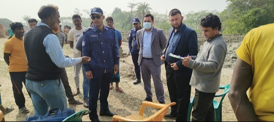 হাতিয়ায় অবৈধ ইটভাটায় লাখ টাকা জরিমানা