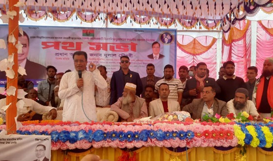 নকলায় তারেক রহমানে ৩১ দফা'র লিফলেট বিতরন