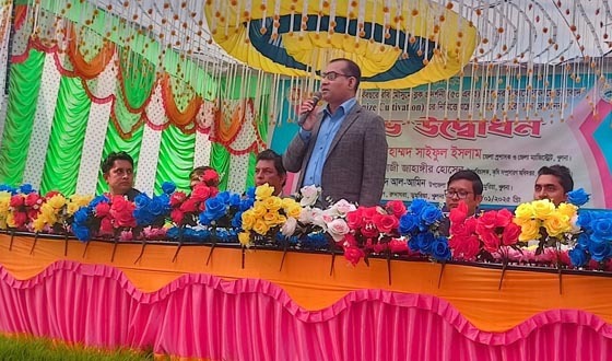 ডুমুরিয়ায় সমলয়ে ধান চাষের শুভ উদ্বোধন