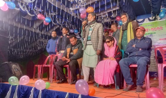 ক্ষেতলাল সাংস্কৃতিক অনুষ্ঠানে খুদে খালেদা জিয়া