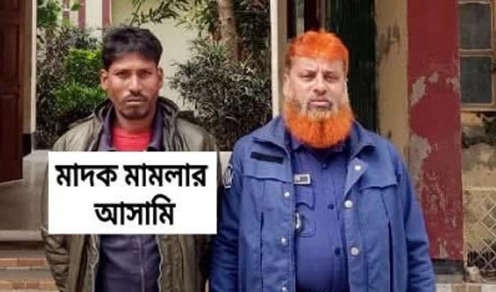 আশাশুনিতে গাঁজাসহ জিআর পরোয়ানাভূক্ত আসামী গ্রেফতার