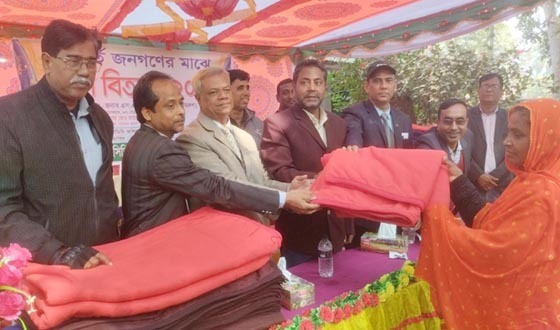 মান্দায় সিসিডিবির কম্বল বিতরণ