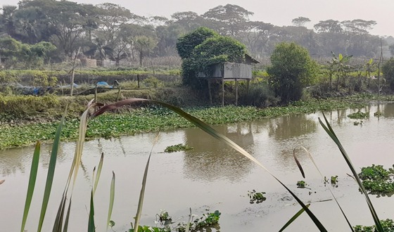 বলেশ্বর নাব্যতা হারিয়ে মরাখালে রুপ নিয়েছে
