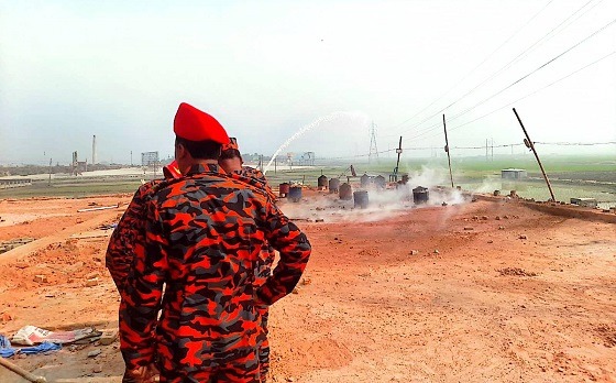 সরাইলে অবৈধ ইটভাটায় জরিমানা