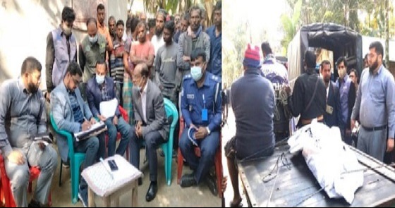 আশাশুনিতে ৮ মাস পর কবর থেকে কলেজ ছাত্রের লাশ উত্তোলন