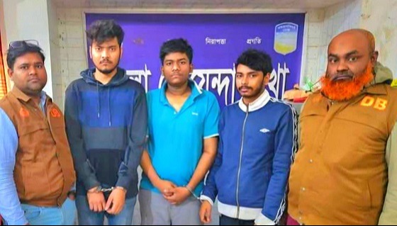 জামালপুরের বিপুল হত্যা মামলার তিন আসামি গ্রেফতার