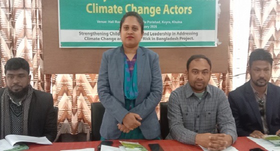 কয়রায় জেজেএসের জলবায়ু পরিবর্তন বিষয়ে এ্যাডভোকেসি সভা