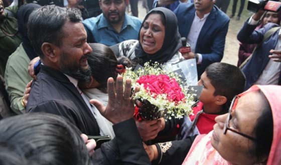 কাশিমপুর কারাগার থেকে মুক্তি পেলেন ১২৭ বিডিআর সদস্য