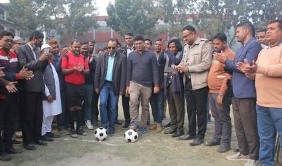 চাটমোহরে মাদকবিরোধি প্রীতি ফুটবল খেলা অনুষ্ঠিত